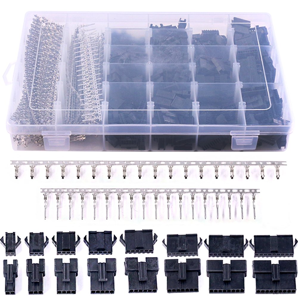 Amazon.com: Glarks 1940Pcs 2.5mm Pitch 2/3/4/5/6/7/8/9 Pin